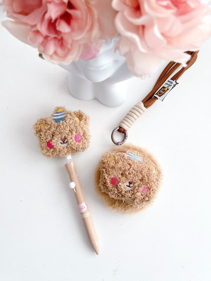 Furry Pal Plush Pen & Mirror Combo