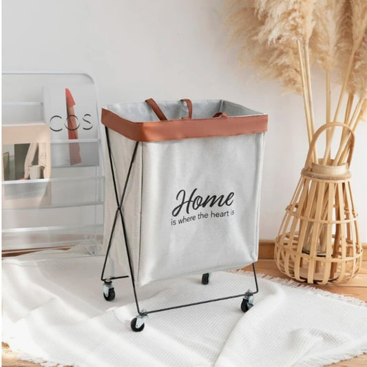 Foldicart Laundry Basket with Wheels