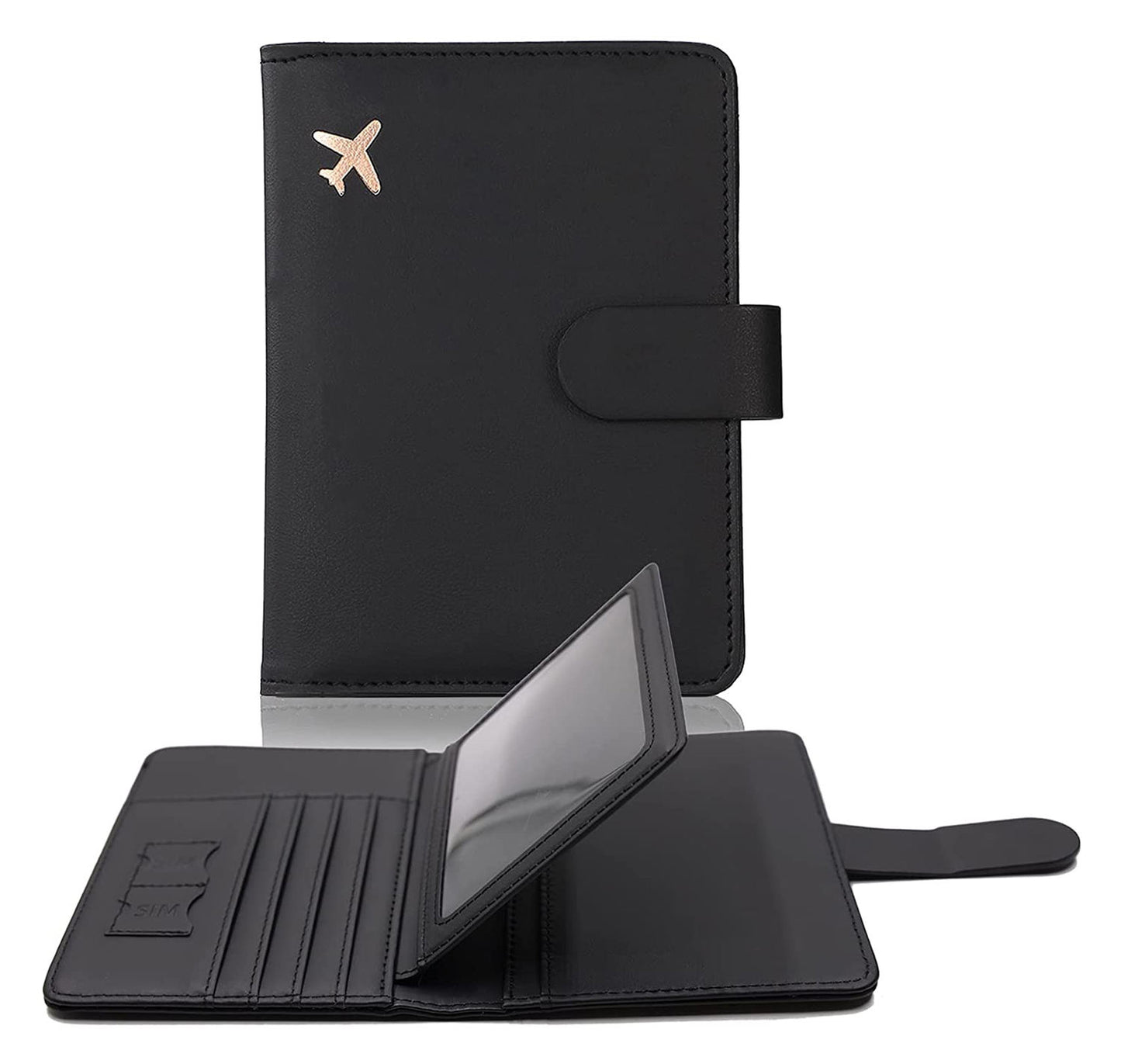 Soft Voyage RFID Blocking Multi Compartment Pastel Passport Wallet Holder Organiser | PU Leather