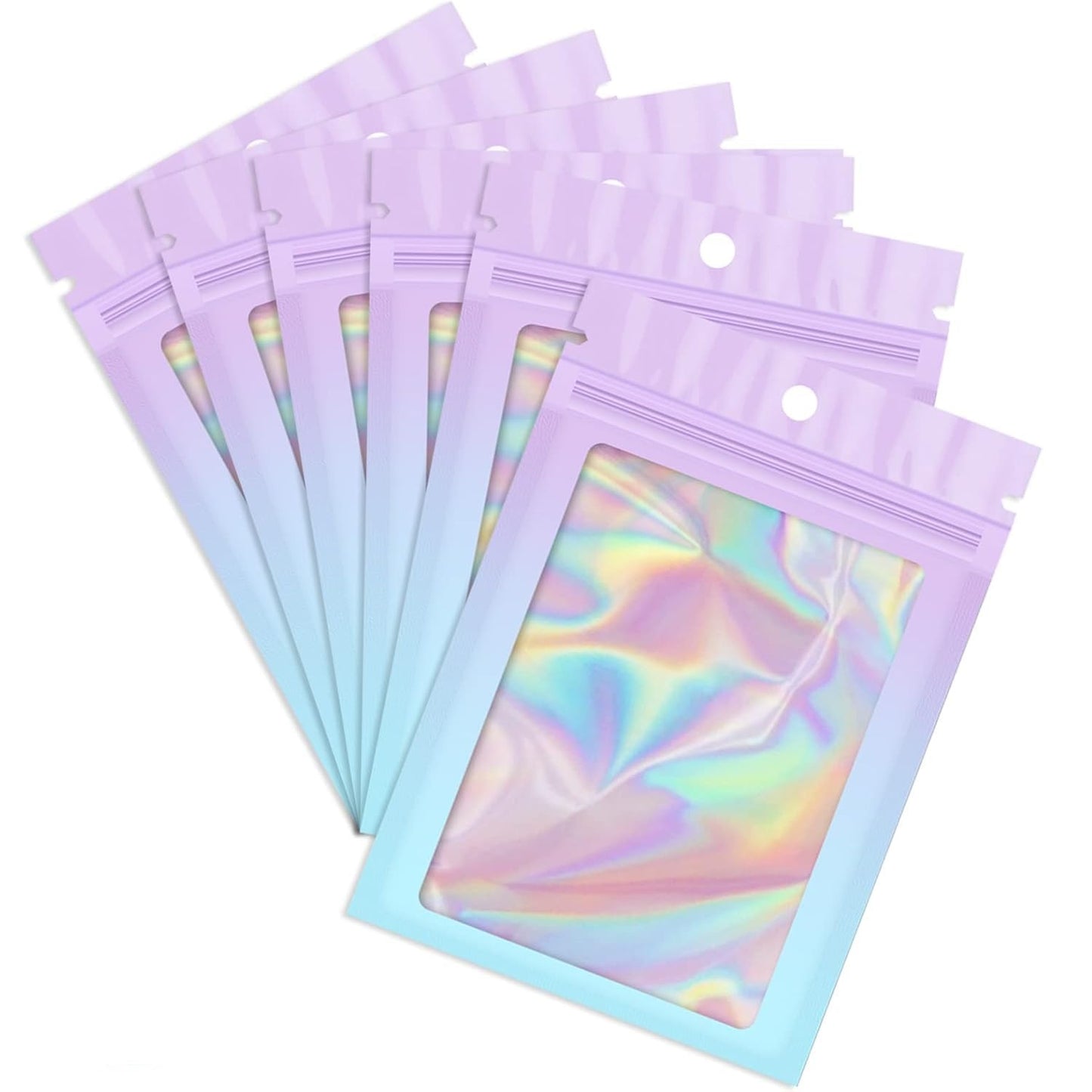 Resealable Holographic Ziplock Mylar Bags