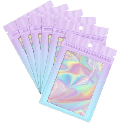 Resealable Holographic Ziplock Mylar Bags