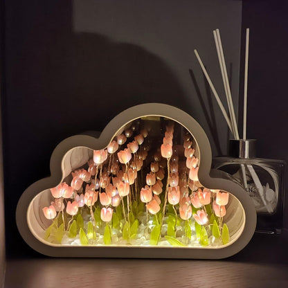 DIY cloud Tulip night light lamp