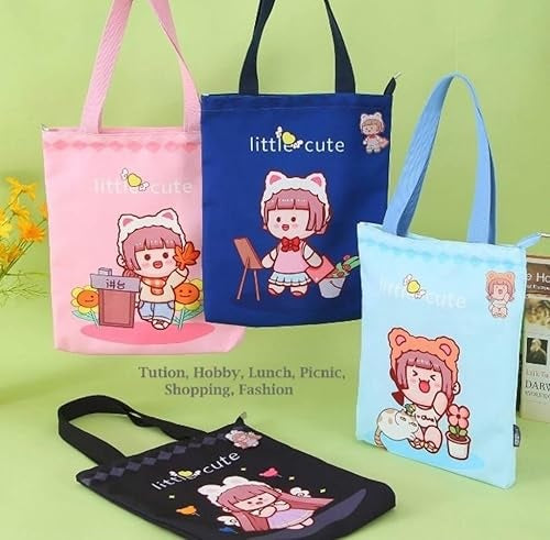 Little Cute Doll Tote Bags