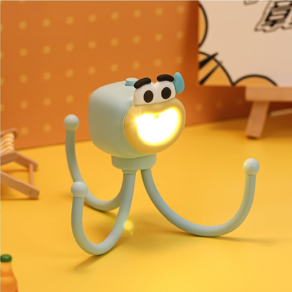 Portable Cute Animal Octopus Flexible Ambient Light | Battery Powered