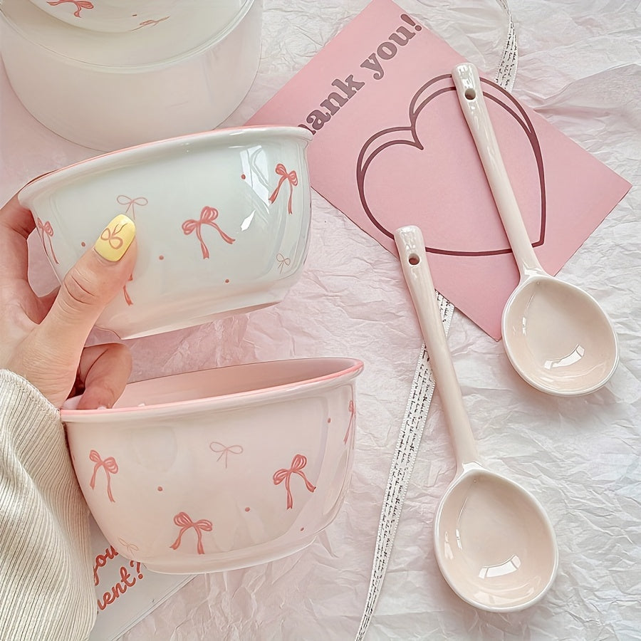 A Little Bowl of Love Set with spoons (4 pcs)