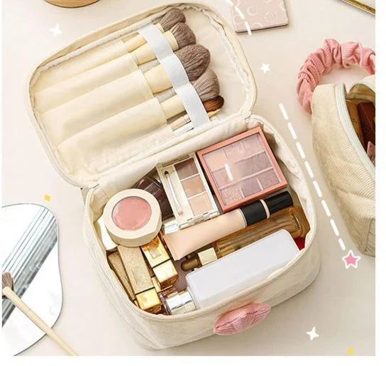 Cozy Tulip Korean Vanity Pouch