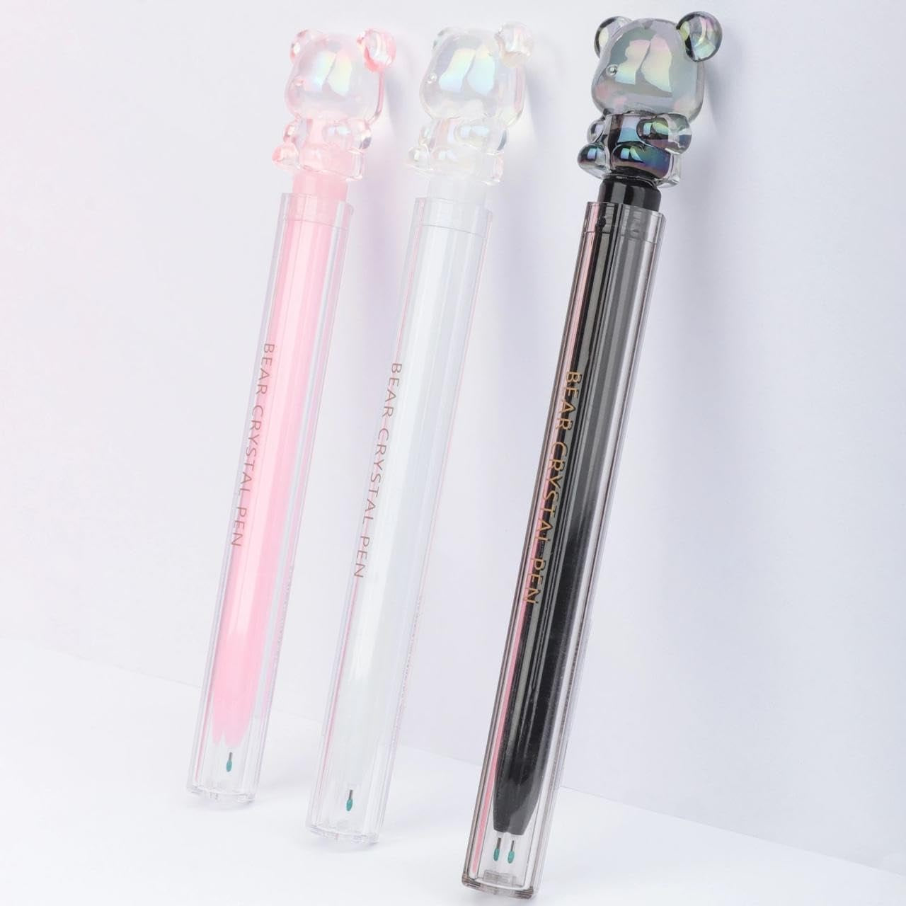 Crystal gel pen set of 3 | Rabbit/ Unicorn