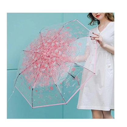 Sakura Skies Clear Umbrella