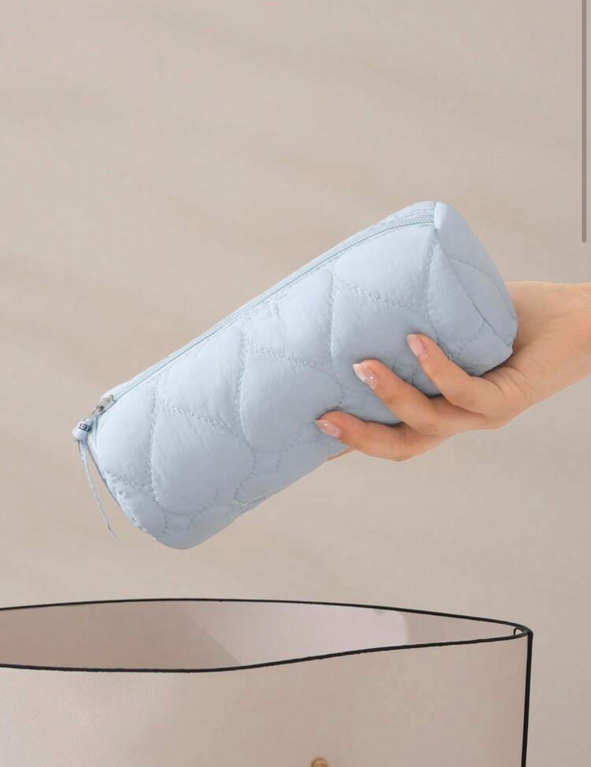 Sugar Puff Quilted Pouch