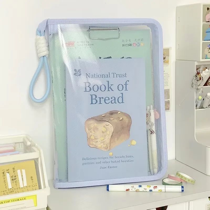 Pastel A4 Transparent File Folder | Available in 4 colors