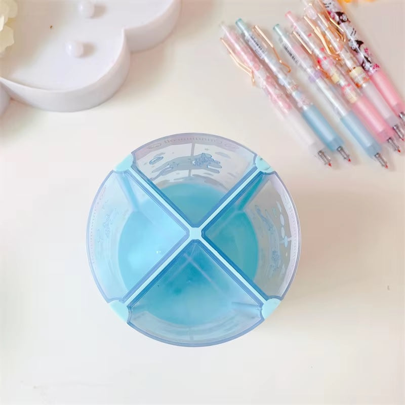 Kawaii Carousel Pastel Rotating Pen Holder