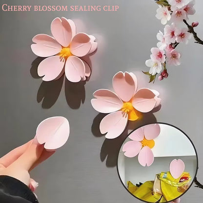 Sakura Bloom Fridge Magnet cum Snack Sealer