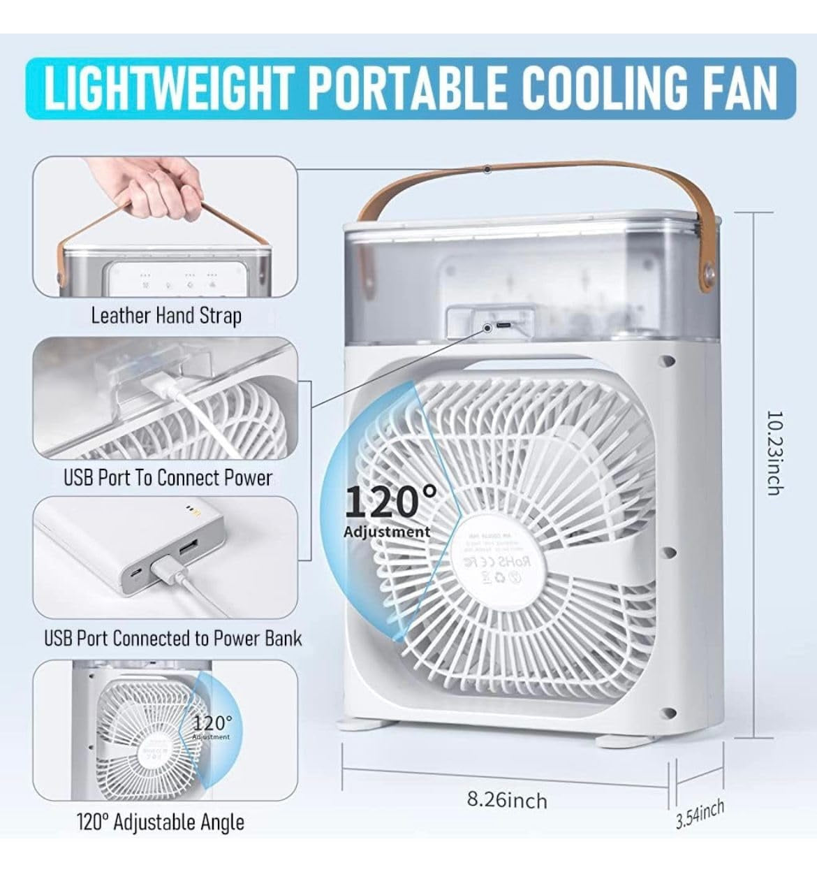 Portable Cooling Fan Mini Air Conditioner