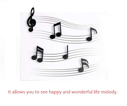 3D Musical Notes Refrigerator Magnet | Set of 6