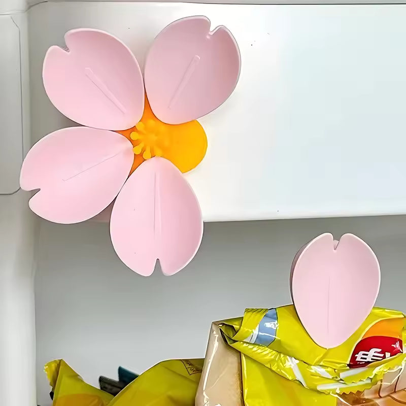 Sakura Bloom Fridge Magnet cum Snack Sealer