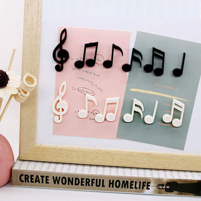 3D Musical Notes Refrigerator Magnet | Set of 6