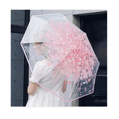 Sakura Skies Clear Umbrella