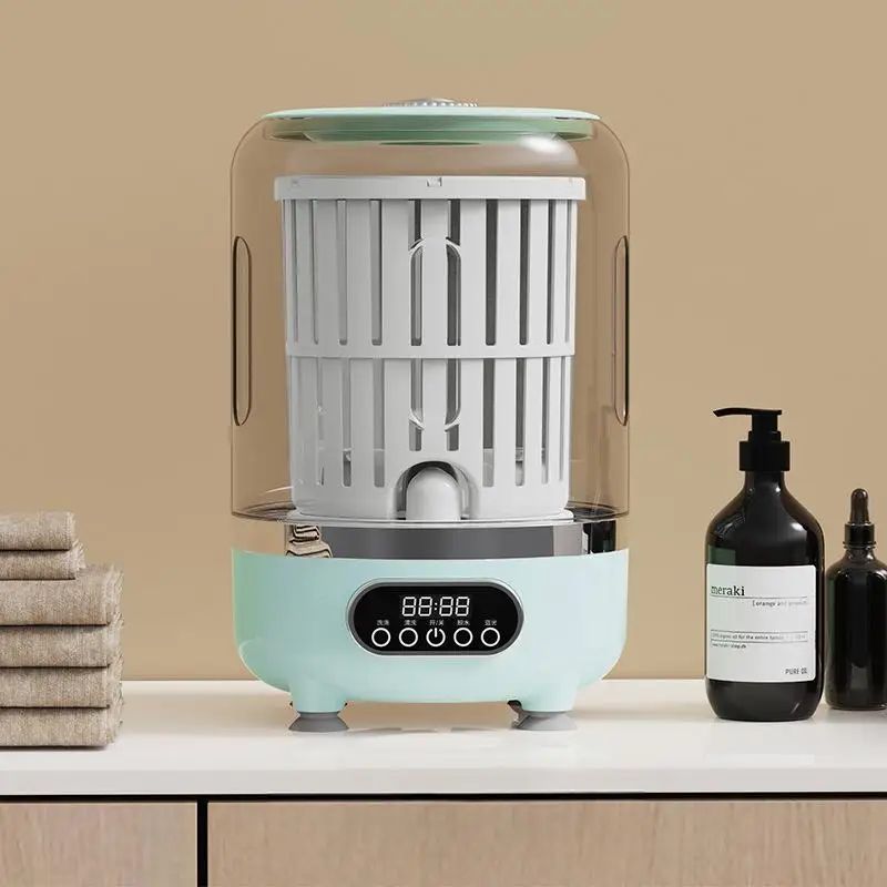 Blush Wash 3-in-1 Cordless Mini Portable Washing Machine with Spin Basket | 3 Litre