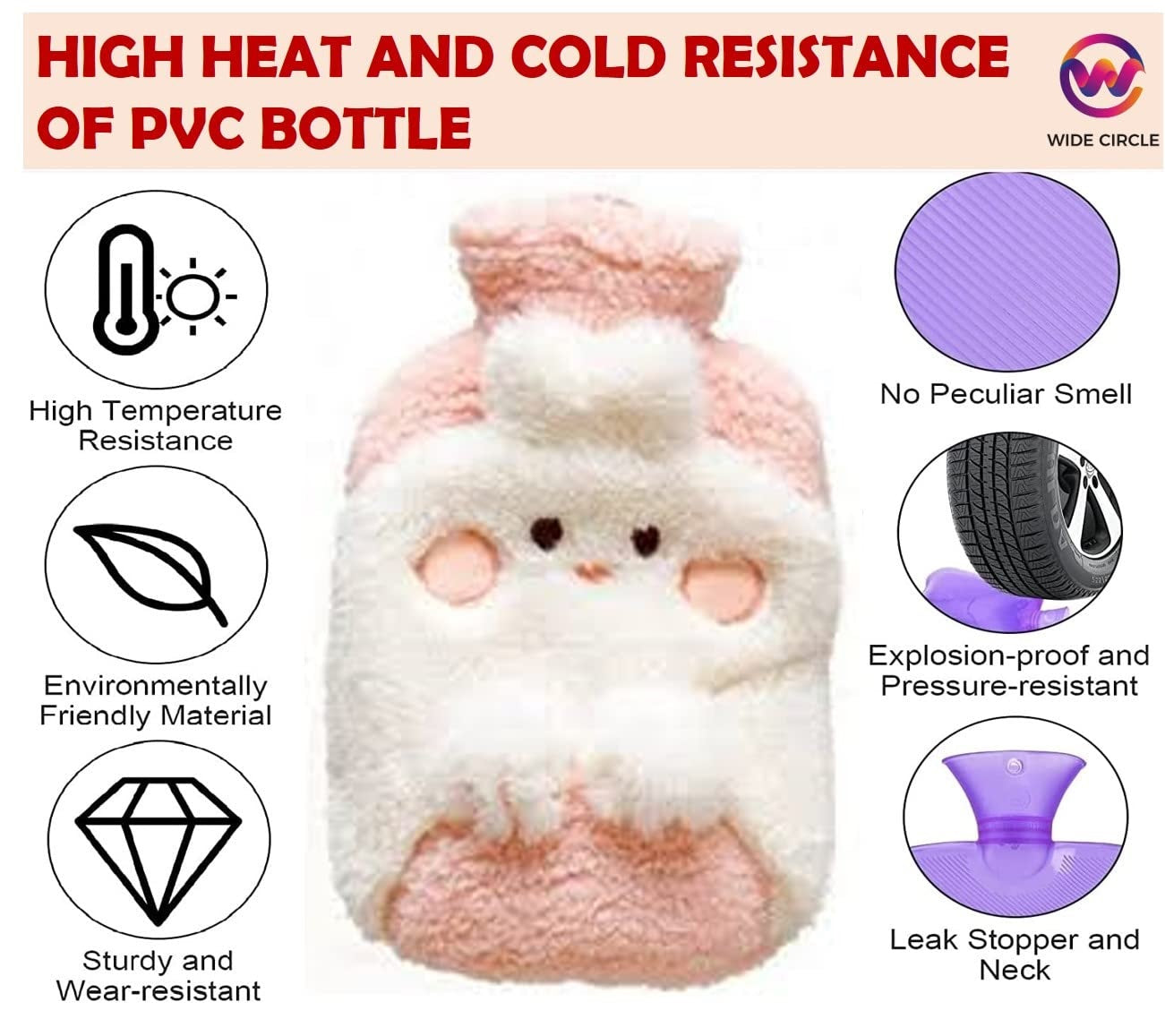 Softie Snuggler Hot Water Bag | 1000 ml