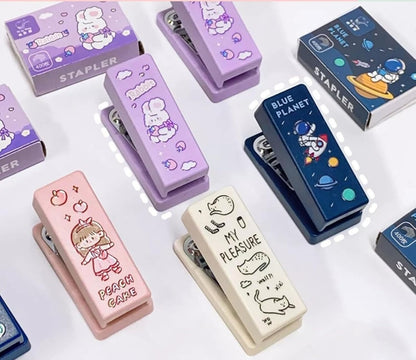 Kawaii Portable Mini Stapler for Kids, Art & Craft Activities,