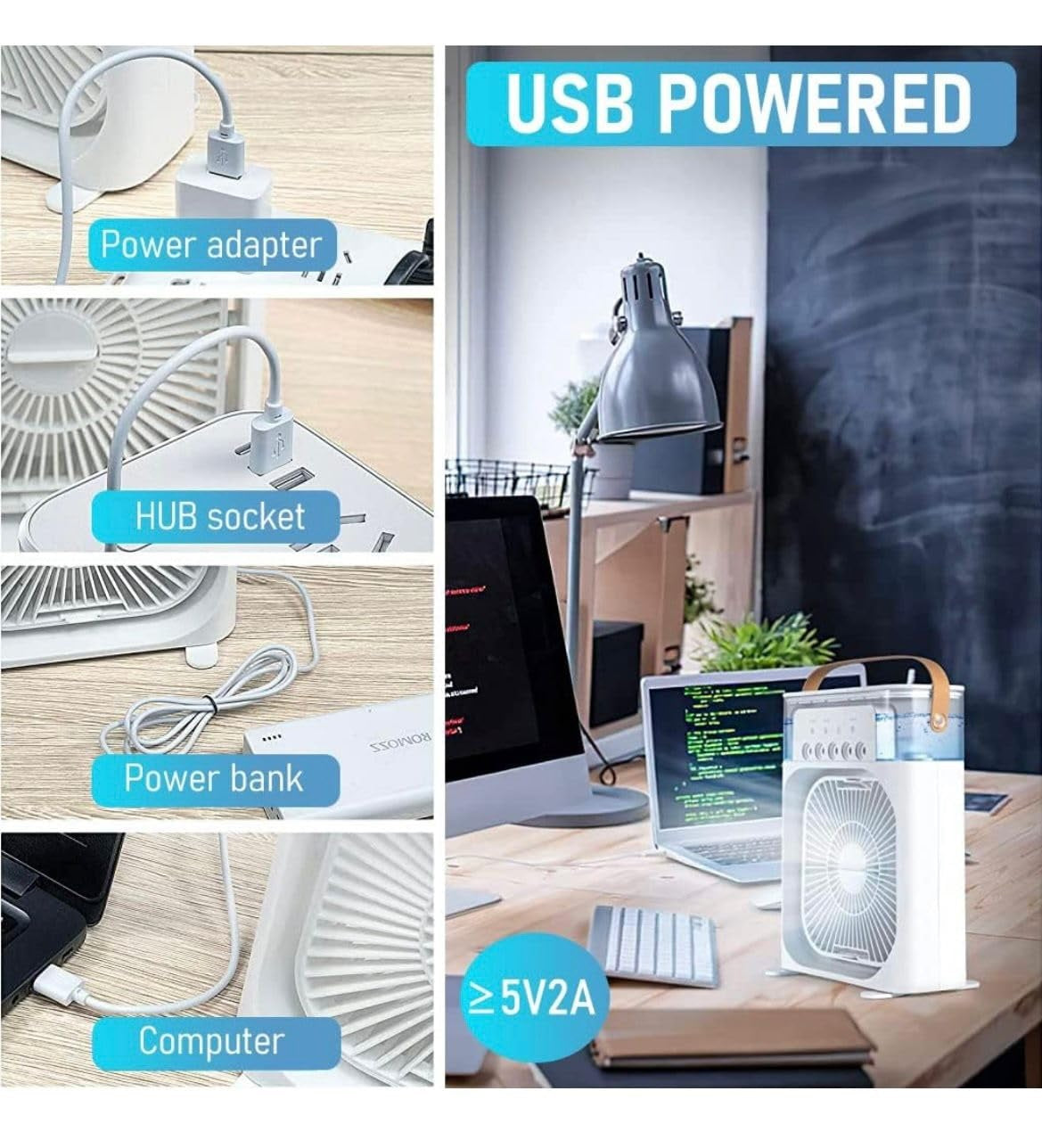 Portable Cooling Fan | Mini Air Conditioner