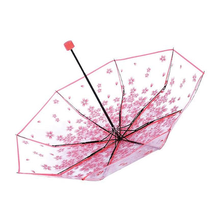 Sakura Skies Clear Umbrella