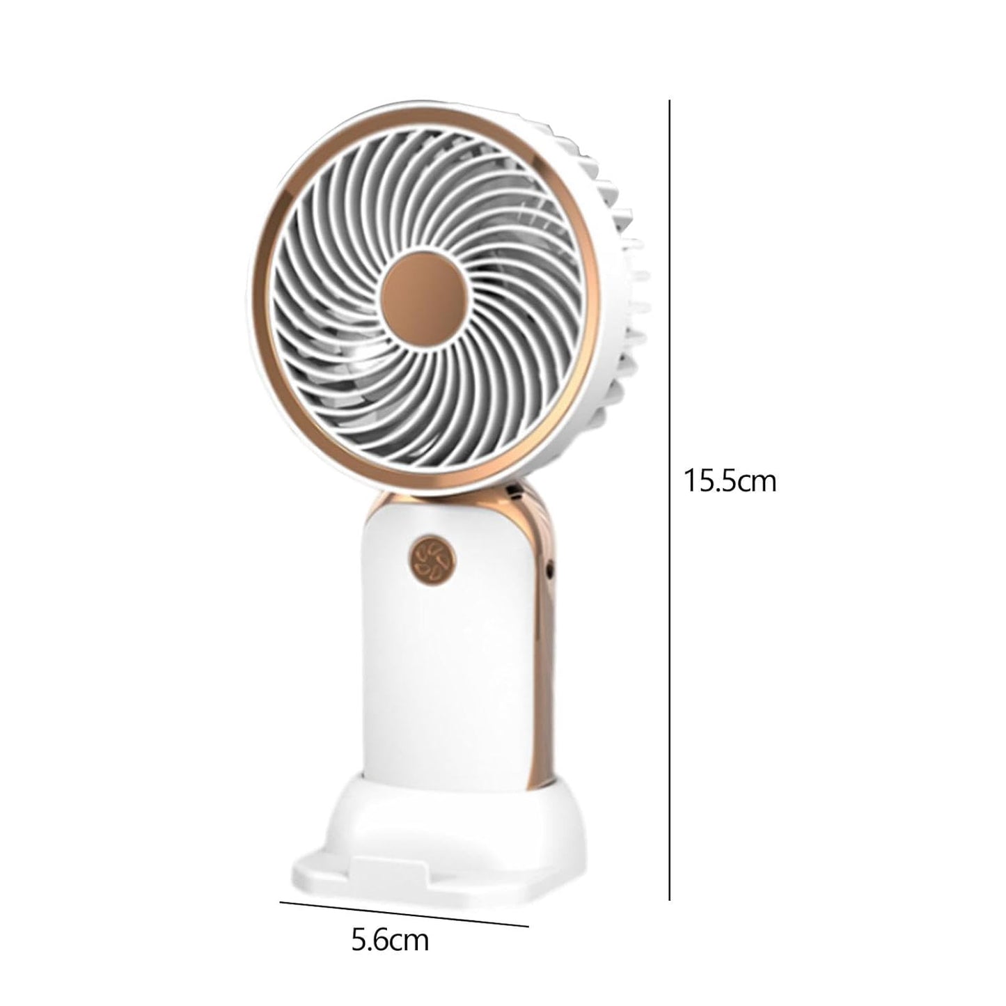 Cooly Pie Mini Fan – Portable, Handheld & Desktop Cooling Fan (USB Rechargeable)