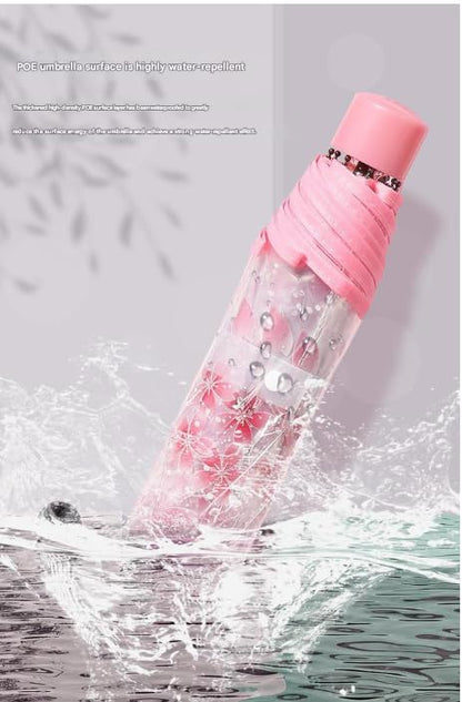 Sakura Skies Clear Umbrella