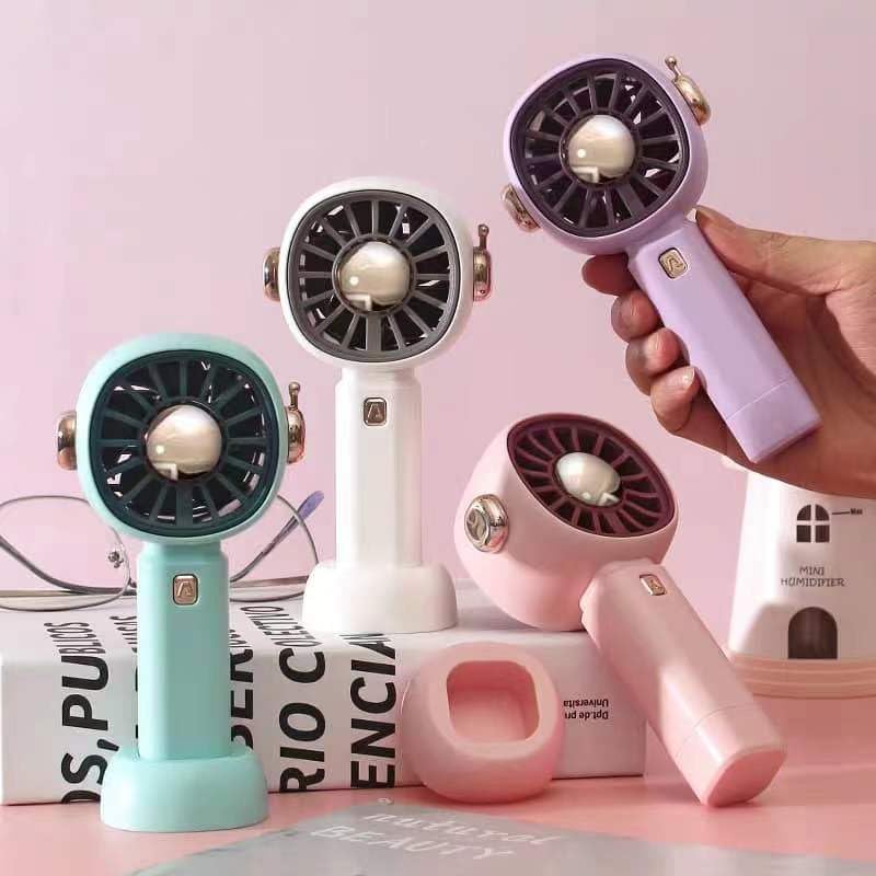 Sweet Breeze 3-in-1 Mini Fan – Portable, Handheld & Desktop Cooling Fan (USB Rechargeable)