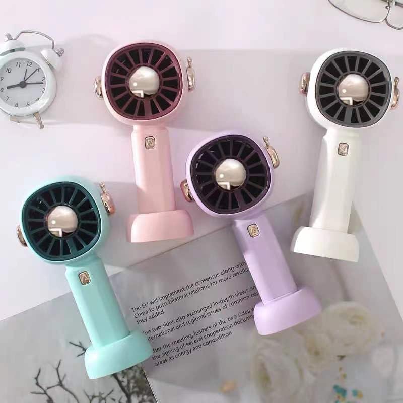 Sweet Breeze 3-in-1 Mini Fan – Portable, Handheld & Desktop Cooling Fan (USB Rechargeable)