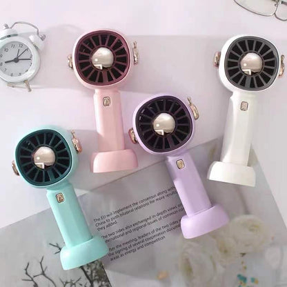 Sweet Breeze 3-in-1 Mini Fan – Portable, Handheld & Desktop Cooling Fan (USB Rechargeable)