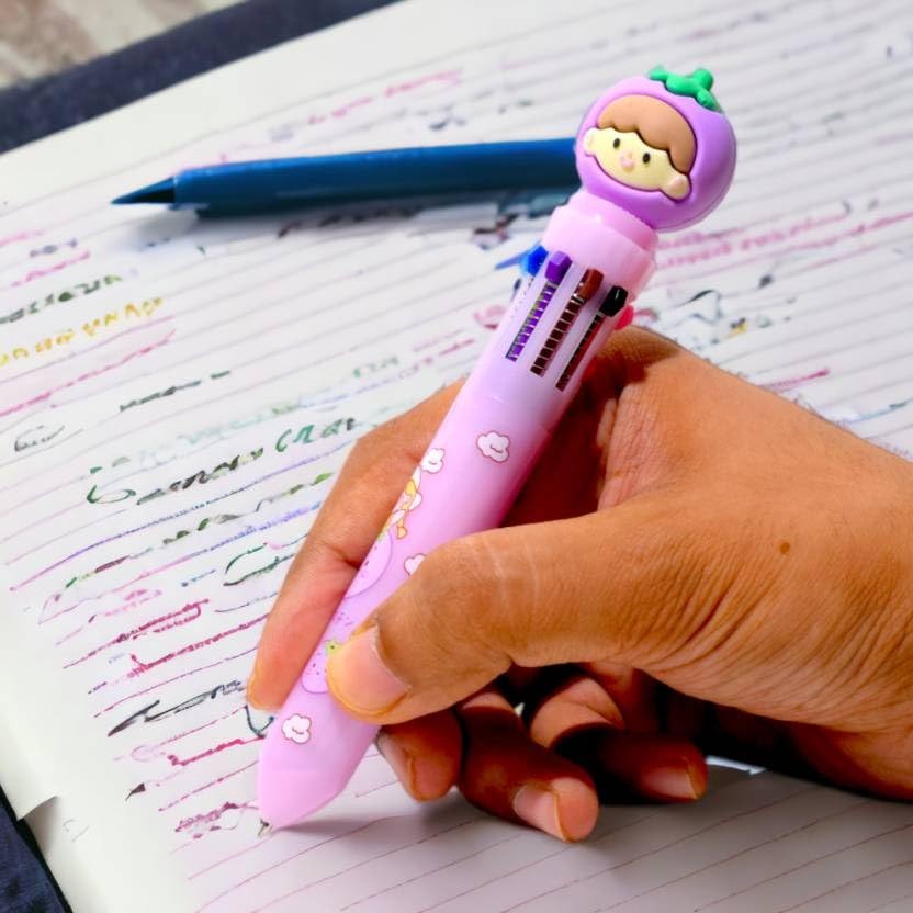 Bubble buddy 10 in 1 Colorful Ballpoint pen