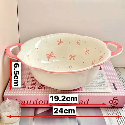 Little Bow Ceramic Serving Bowl 🎀