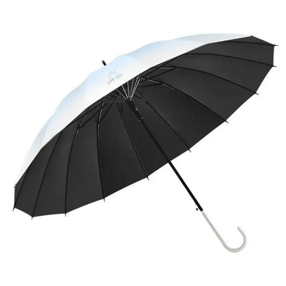 Fresh Gradient Semi Automatic Long Umbrella | UV & Rain Protection