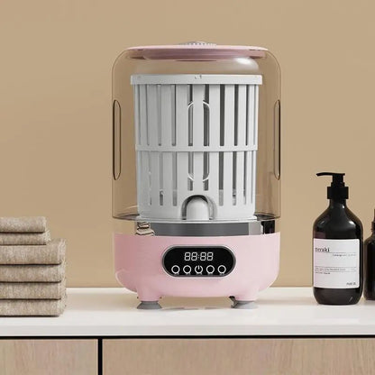 Blush Wash 3-in-1 Cordless Mini Portable Washing Machine with Spin Basket | 3 Litre