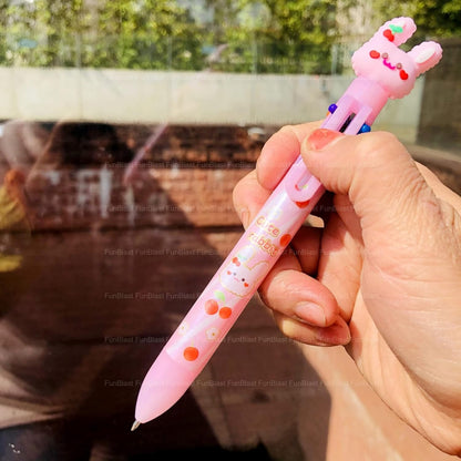 Cute Kawaii cherry bubbles 6 color pen