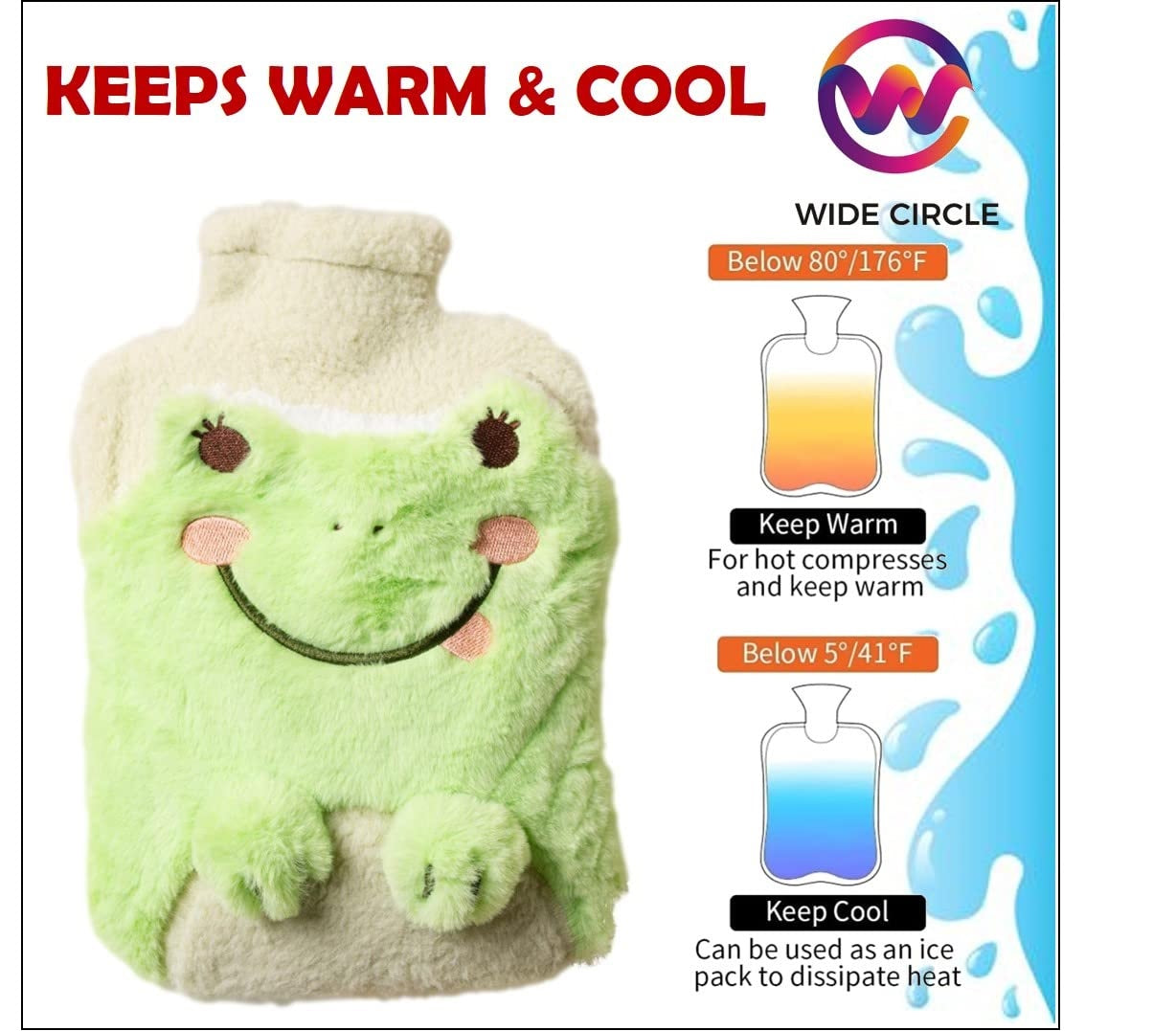 Softie Snuggler Hot Water Bag | 1000 ml