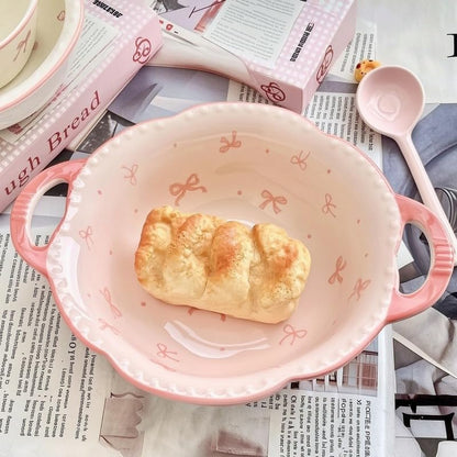 Little Bow Ceramic Serving Bowl 🎀