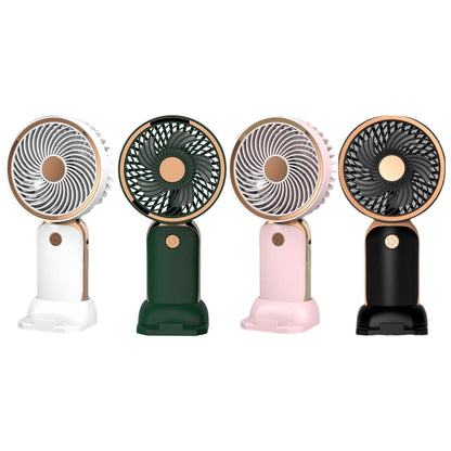 Cooly Pie Mini Fan – Portable, Handheld & Desktop Cooling Fan (USB Rechargeable)