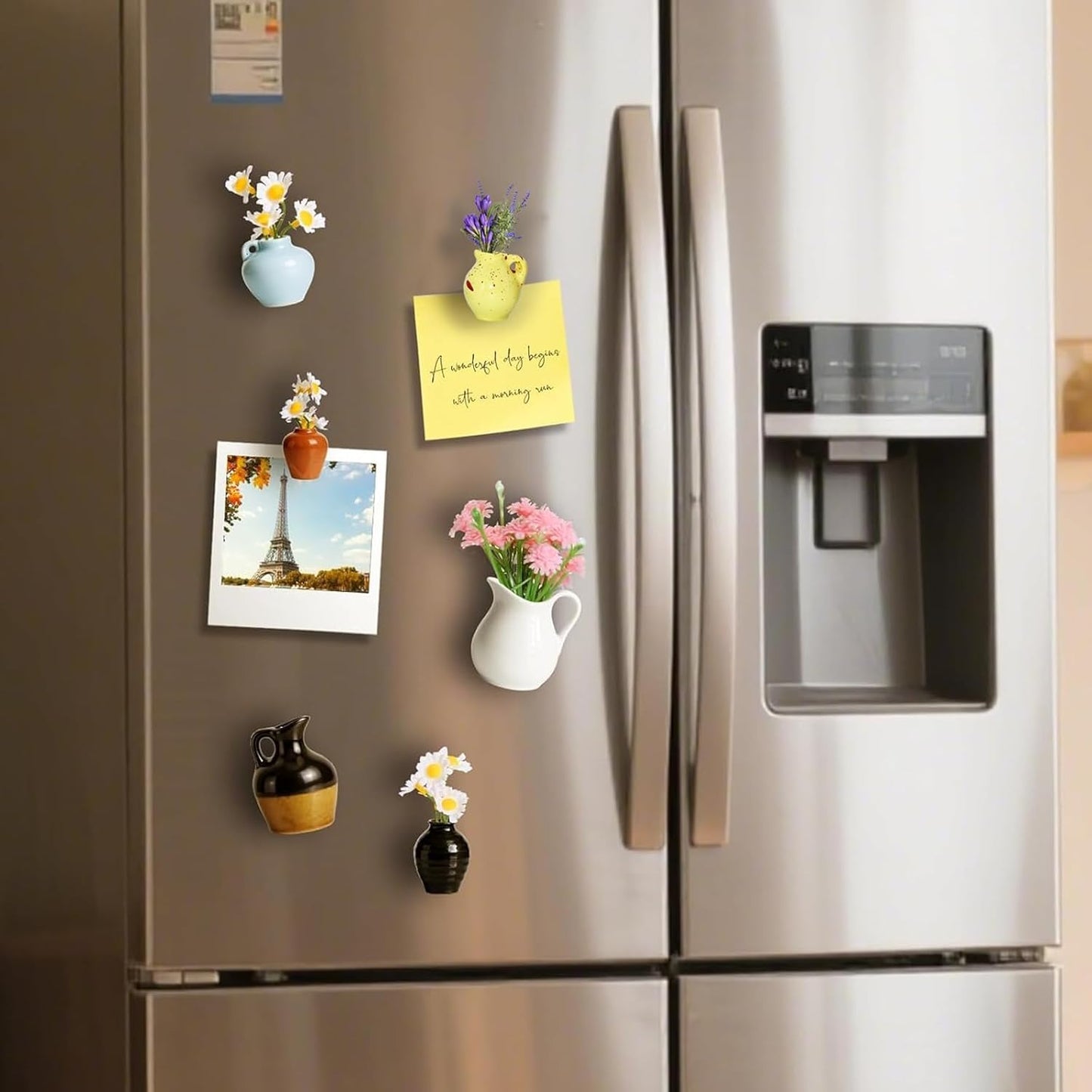 Petite Bloom Ceramic Vase Magnets (Set of 8)