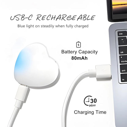 Heart Glow Touch-Sensor Rechargeable LED Handbag Light