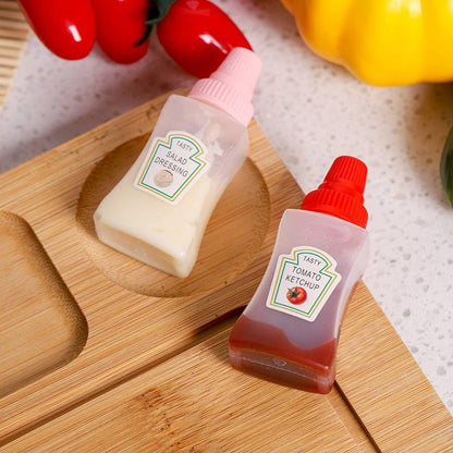 Mini Sauce Buddy bottles for tiffin & travel | set of 2 | leakproof