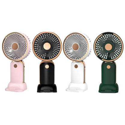 Cooly Pie Mini Fan – Portable, Handheld & Desktop Cooling Fan (USB Rechargeable)