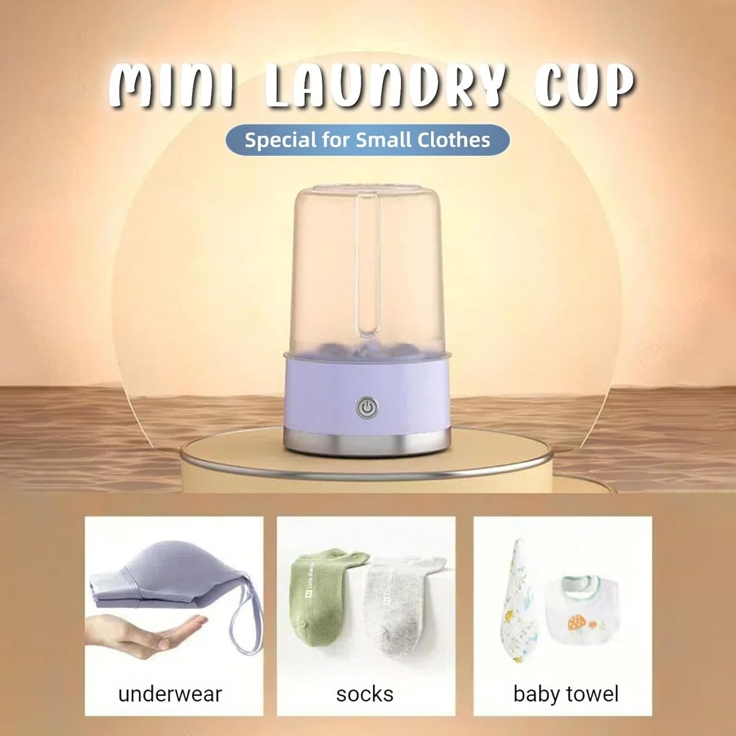 Mini Whirl Portable Washing Machine | Cordless & Rechargeable