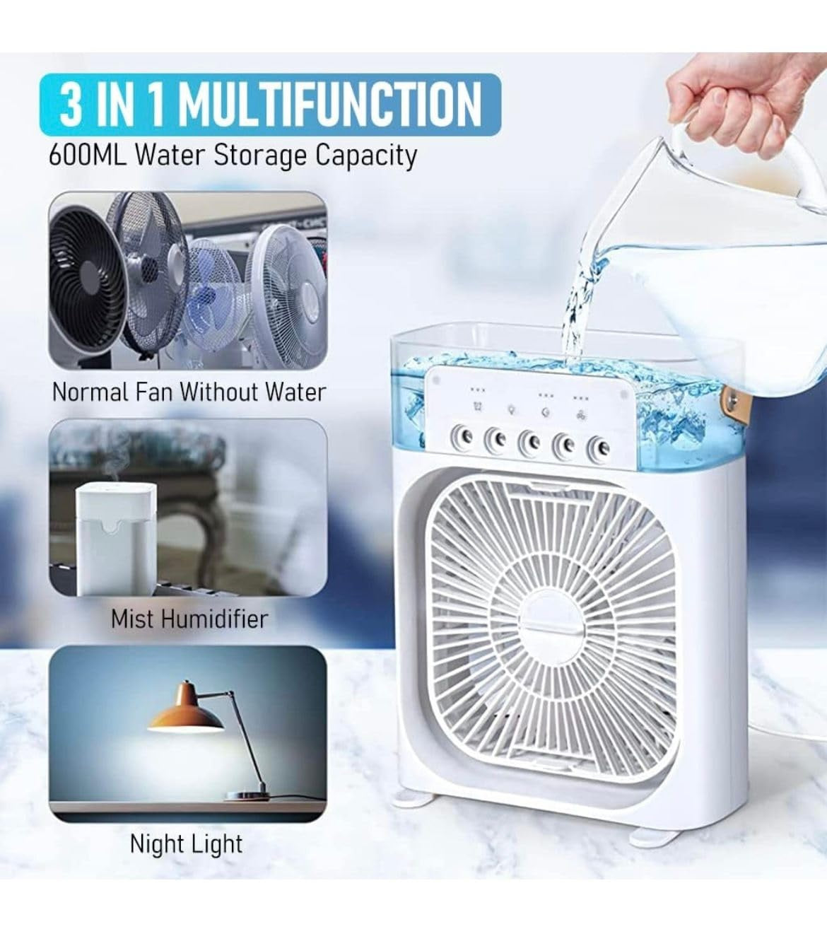 Portable Cooling Fan | Mini Air Conditioner