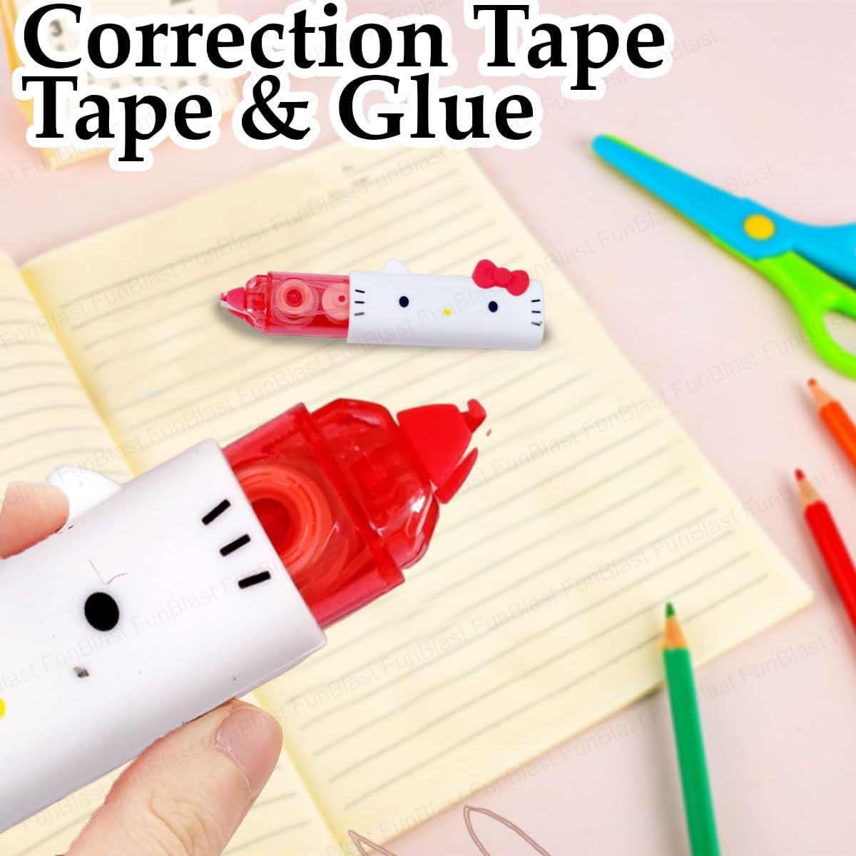 Hello Kitty Correction Tape & Glue