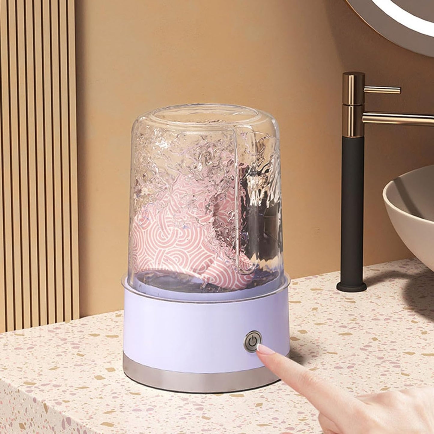Mini Whirl Portable Washing Machine | Cordless & Rechargeable
