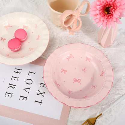 Pretty Little Bows Porcelain Plates 🎀