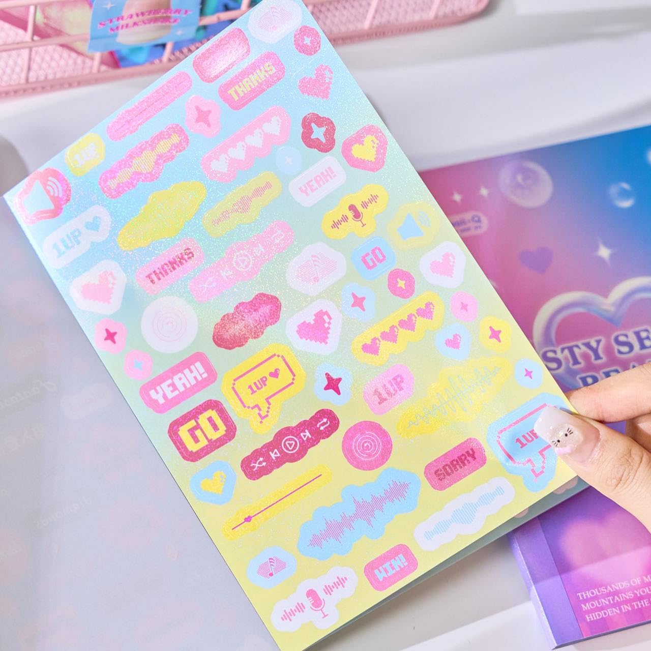 Dreamy Realms Sticker Booklet – 1000+ Decorative Stickers