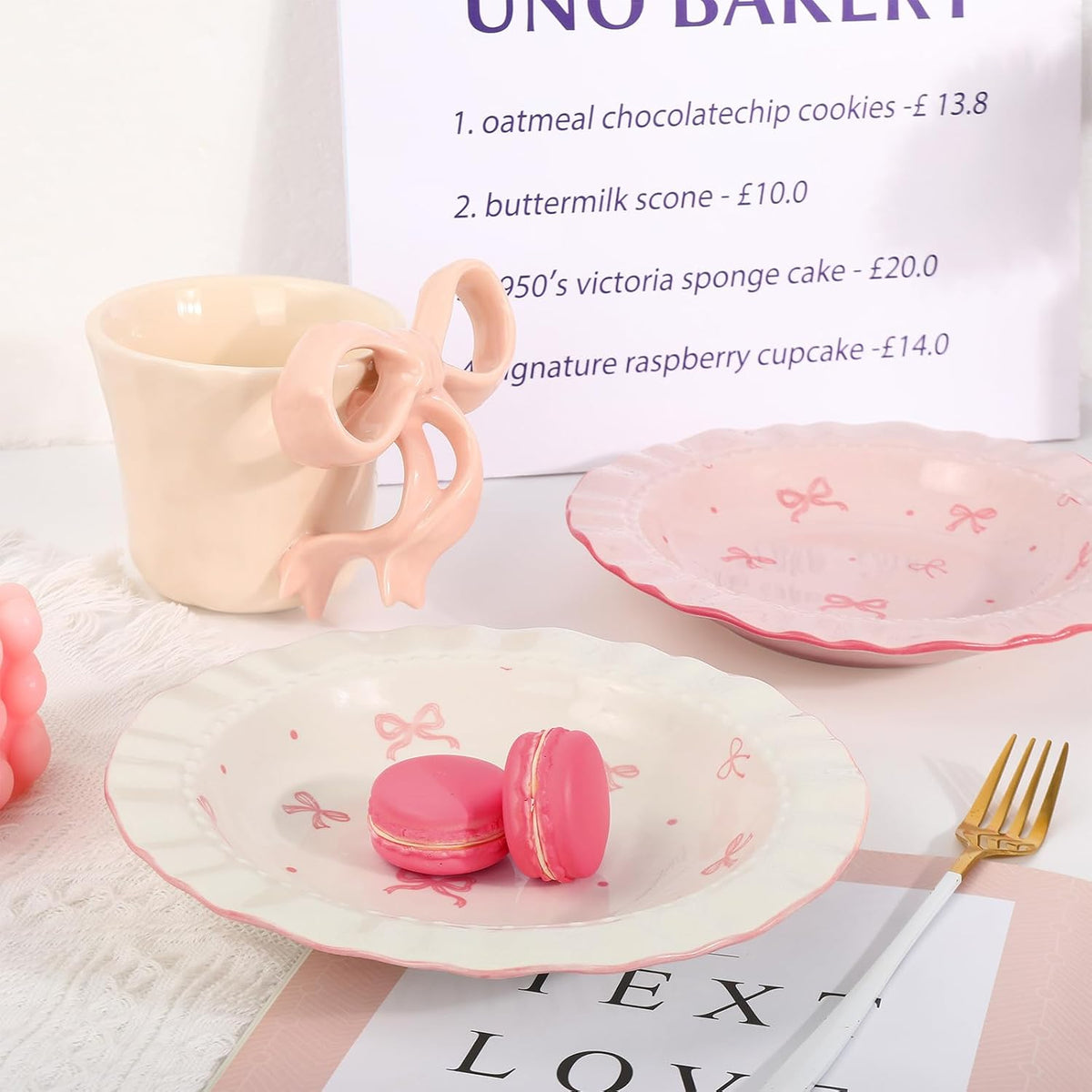 Pretty Little Bows Porcelain Plates 🎀